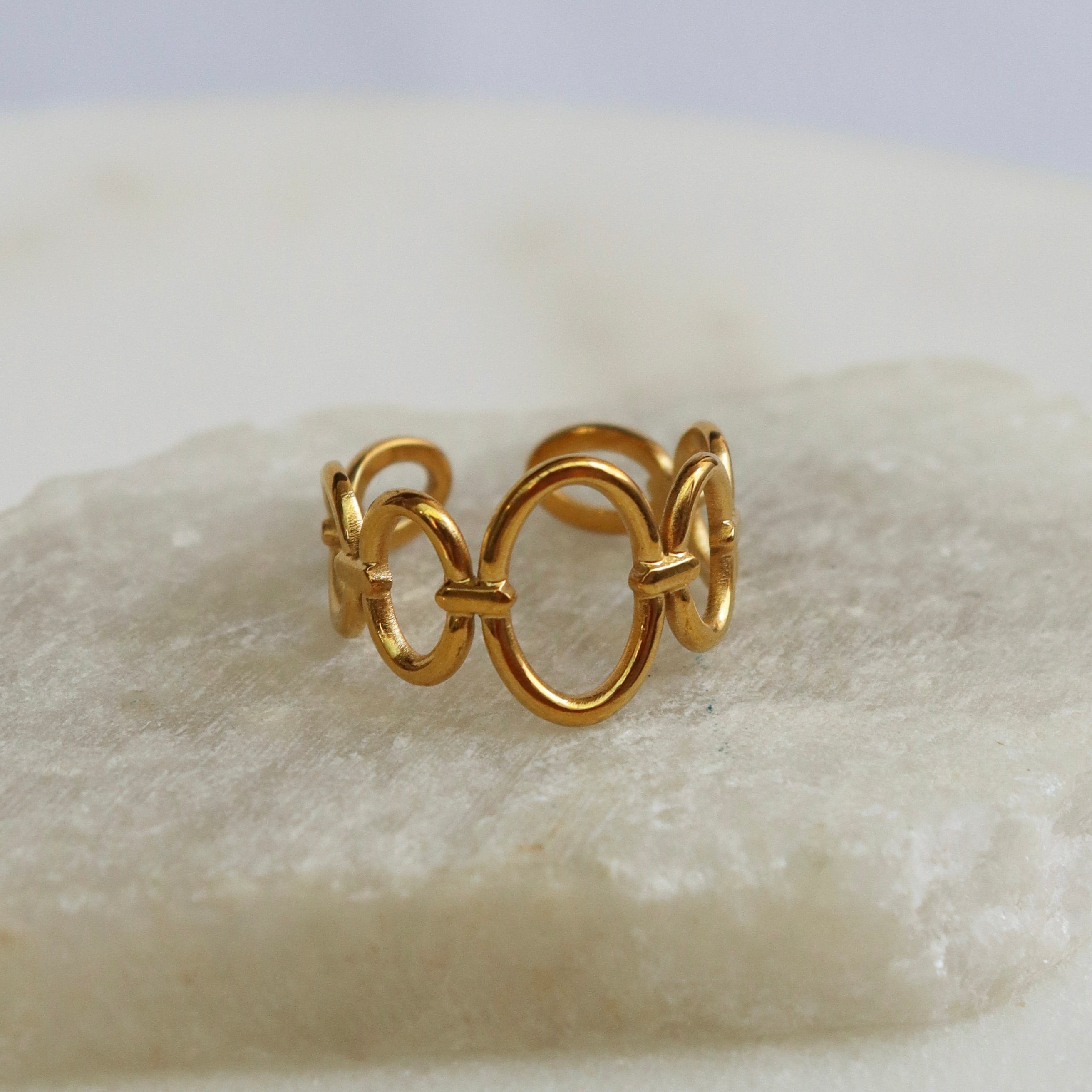 Anillo Ajustable Óvalos