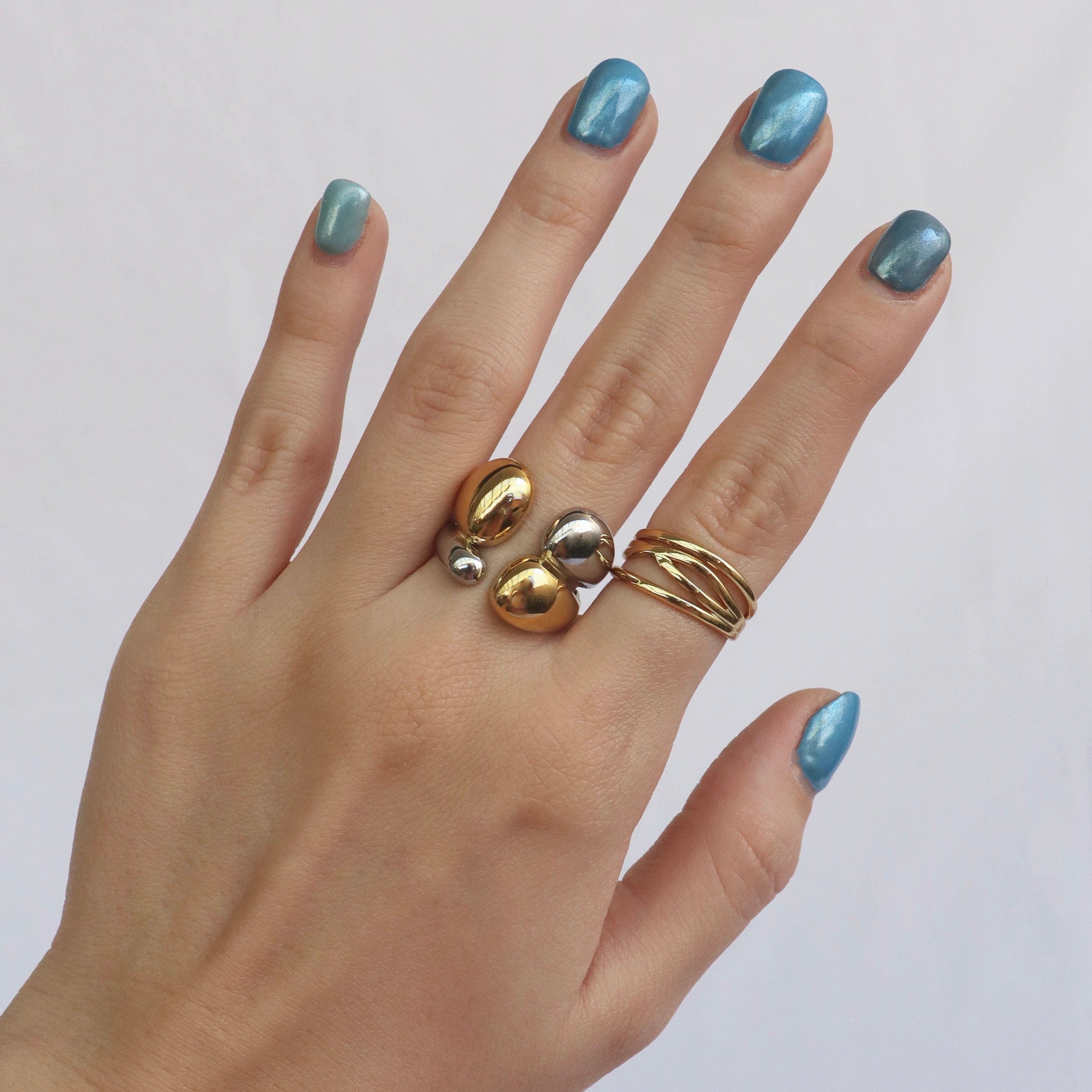 Anillo Ajustable Bitono