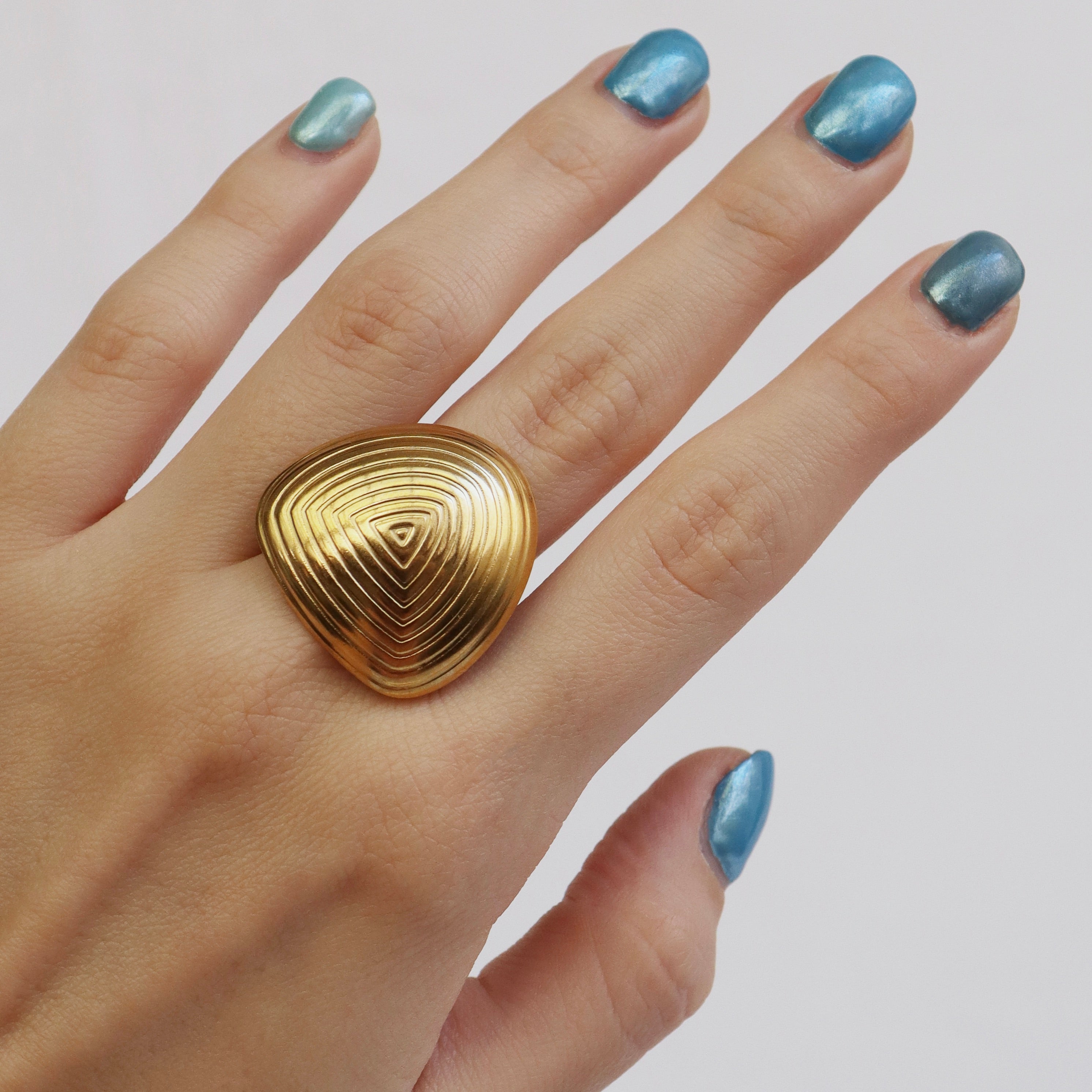 Anillo Ajustable Triangular