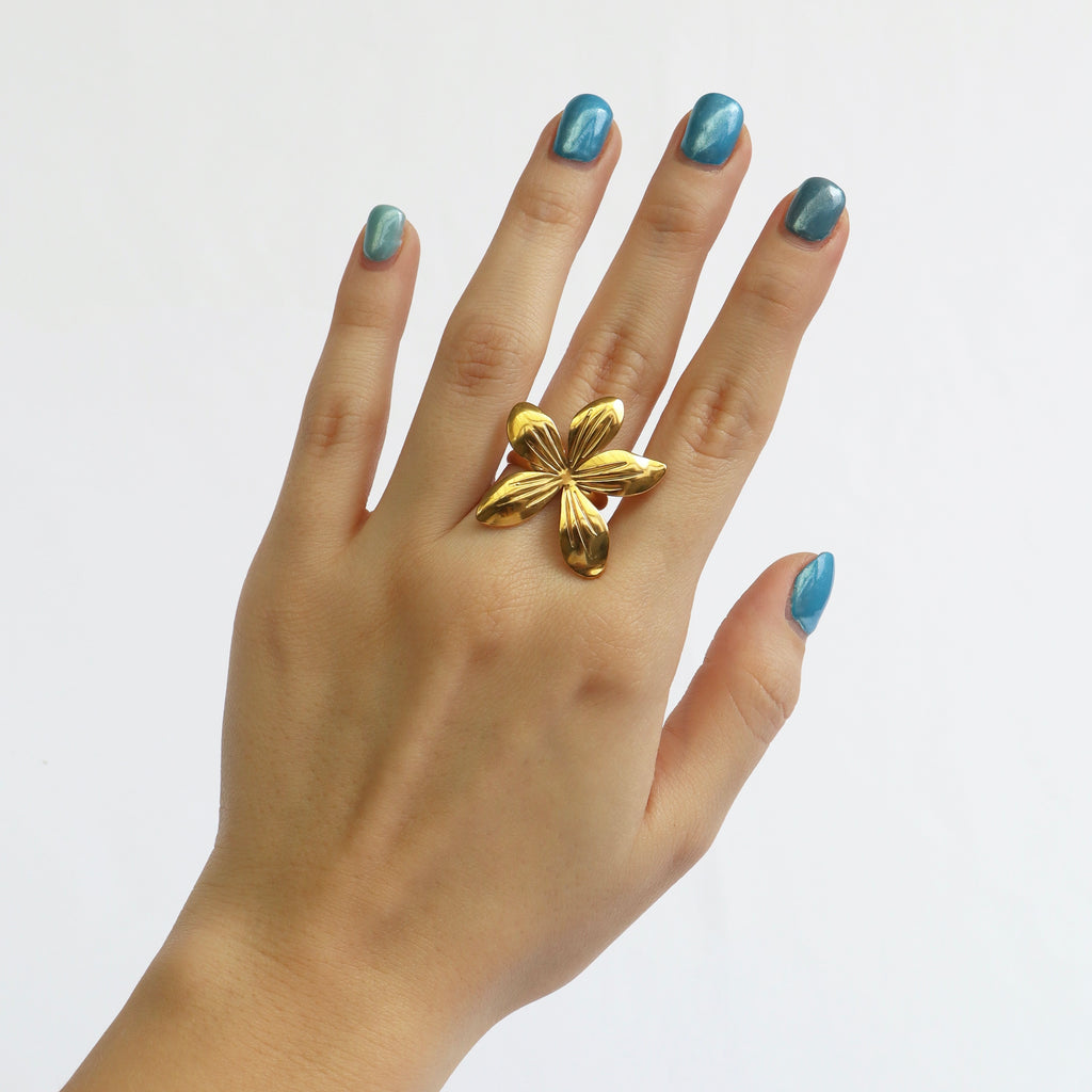 Anillo Ajustable Flor