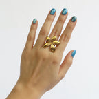 Anillo Ajustable Flor