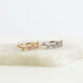 Anillo Ajustable Mariposa con Cristales