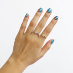 Anillo Ajustable Corazón con Cristales
