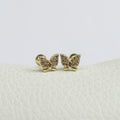 Studs Mariposa (Cierre Bebé)