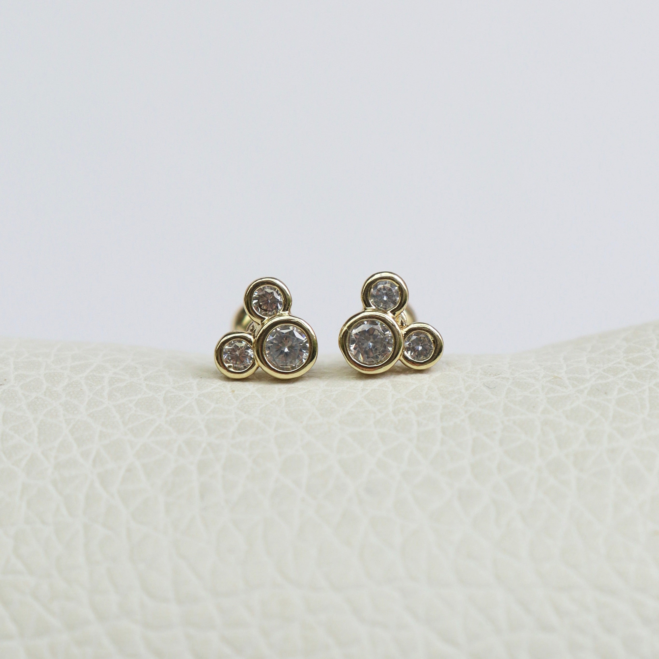 Studs Mickey con Cristal (Cierre Bebé)