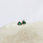 Studs Corazón Color