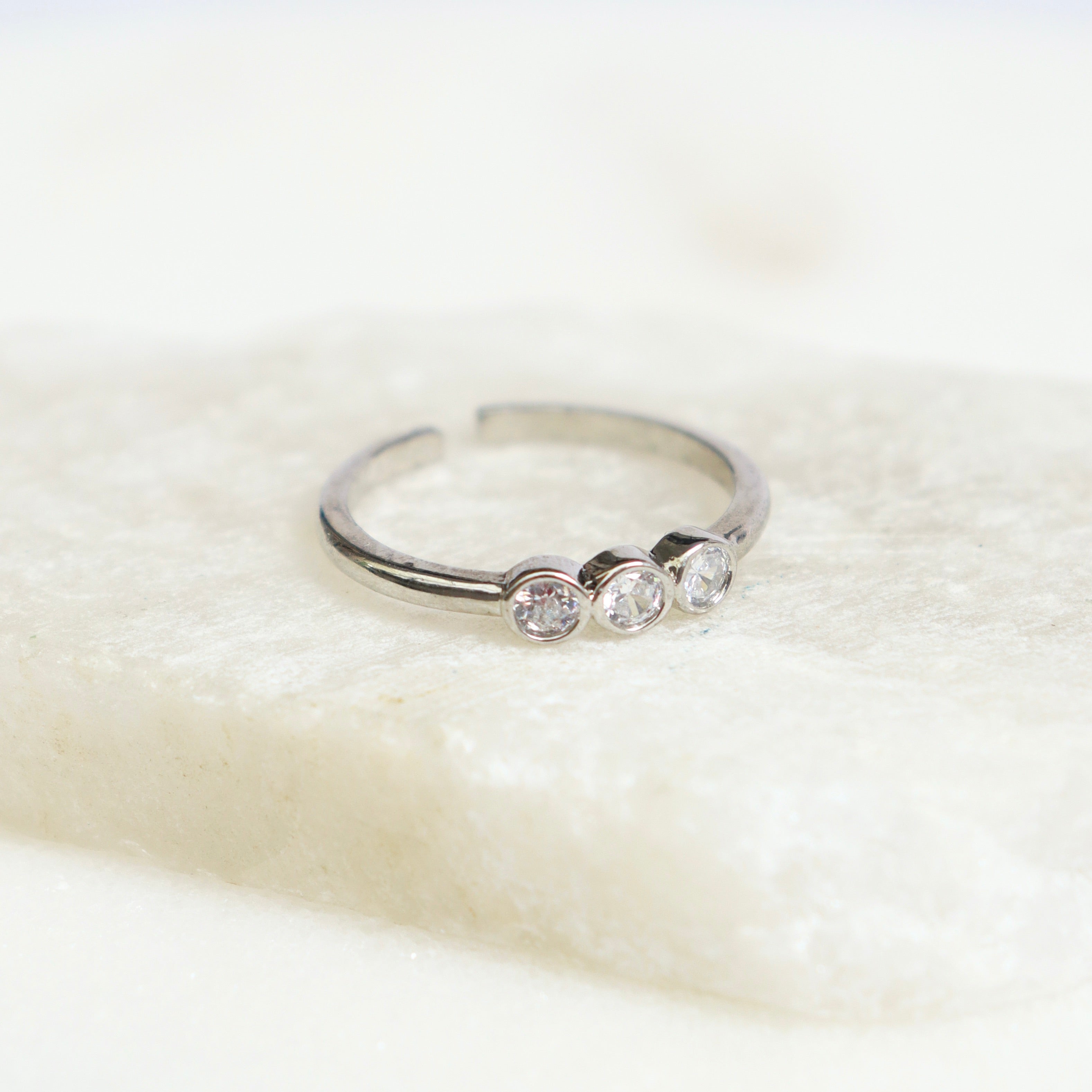 Anillo Circulos Cristal