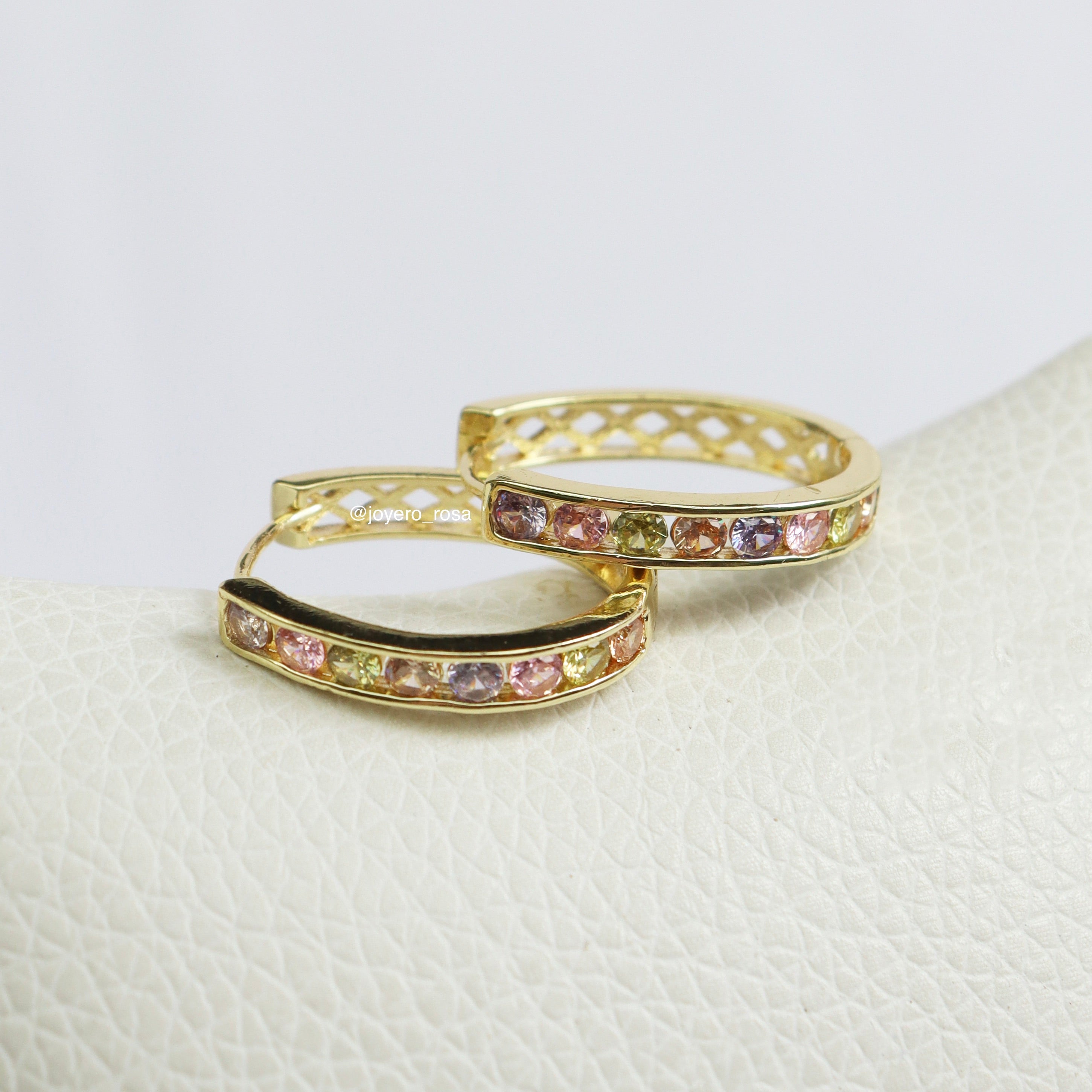 Hoops Cristales Pastel