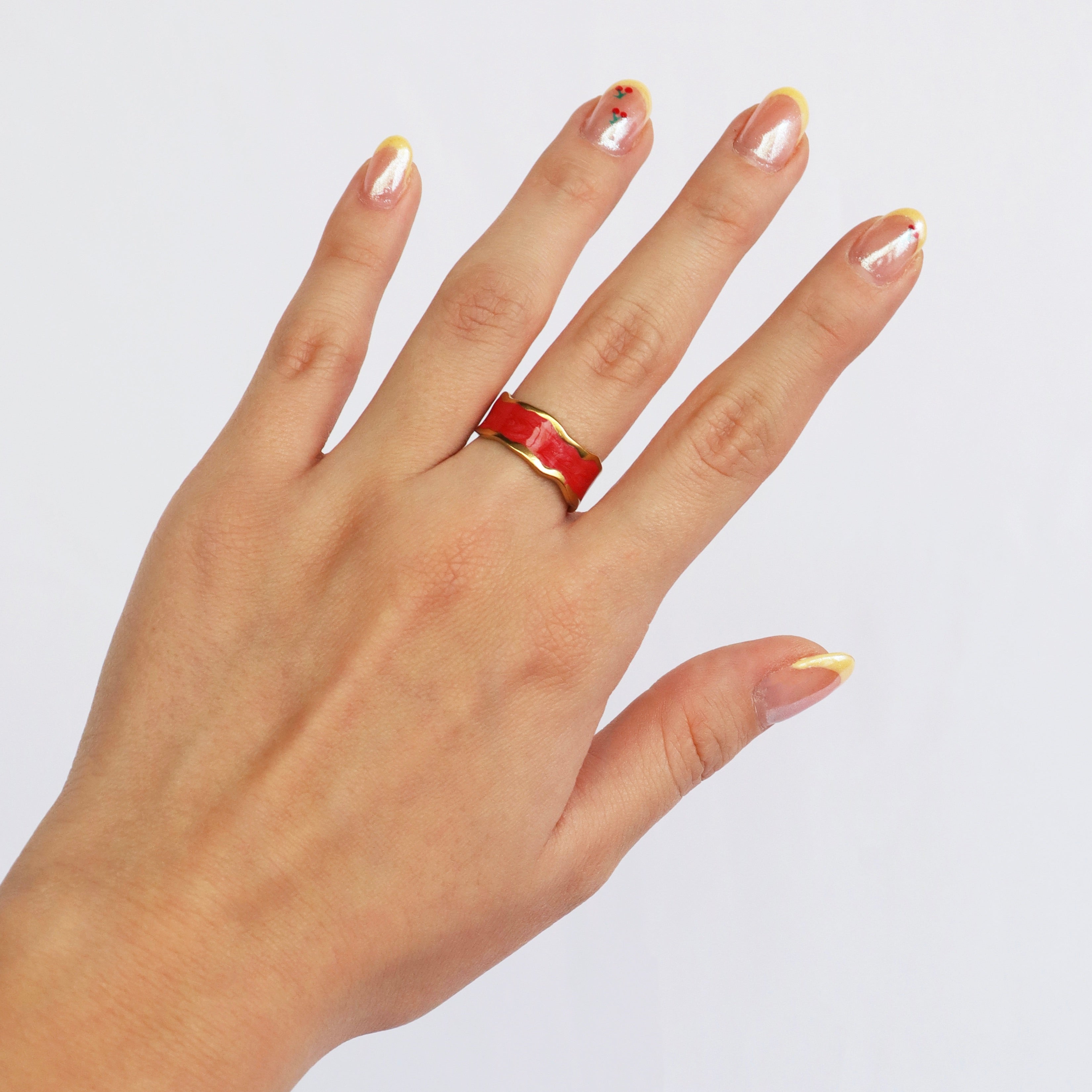 Anillo Ajustable Rojo