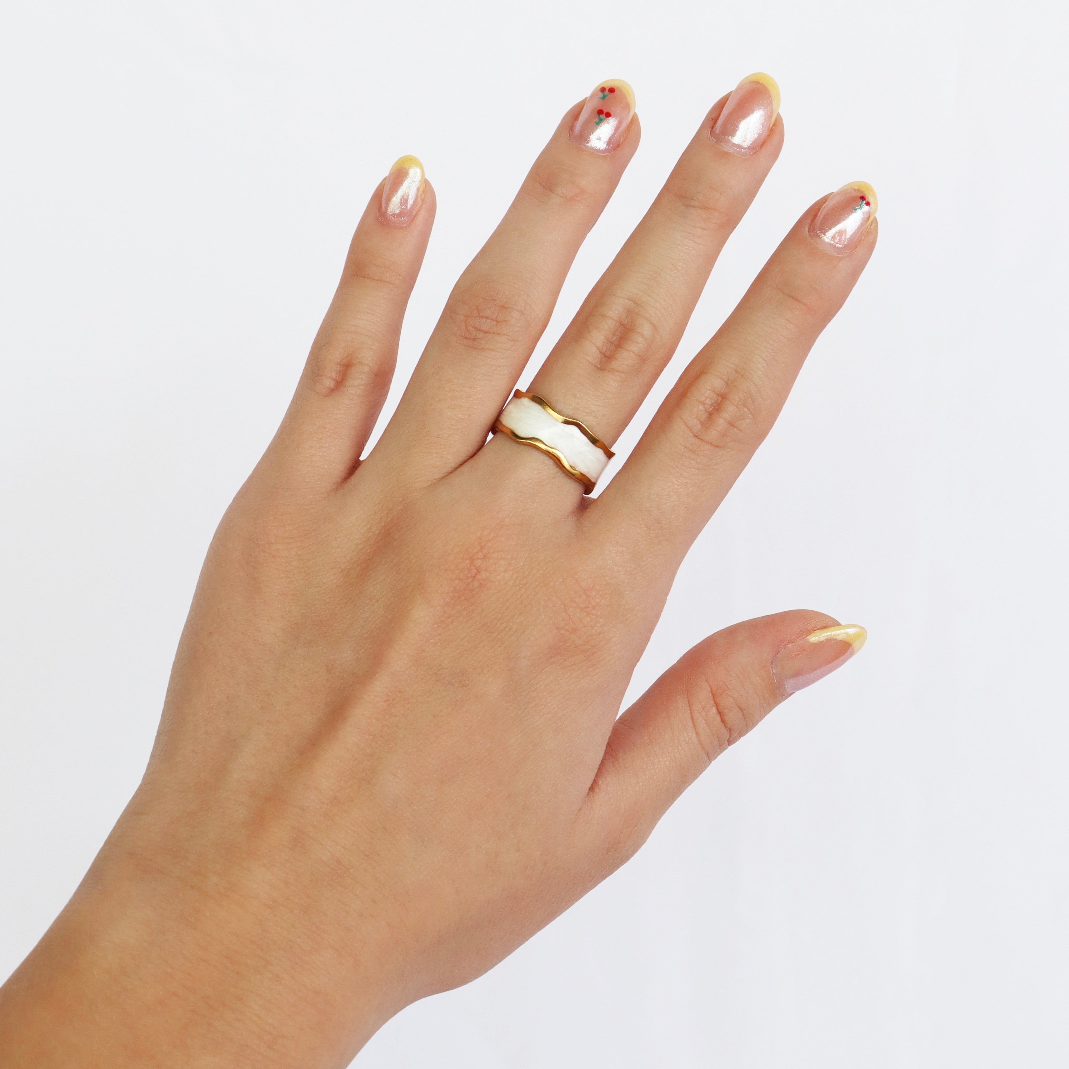 Anillo Ajustable Blanco