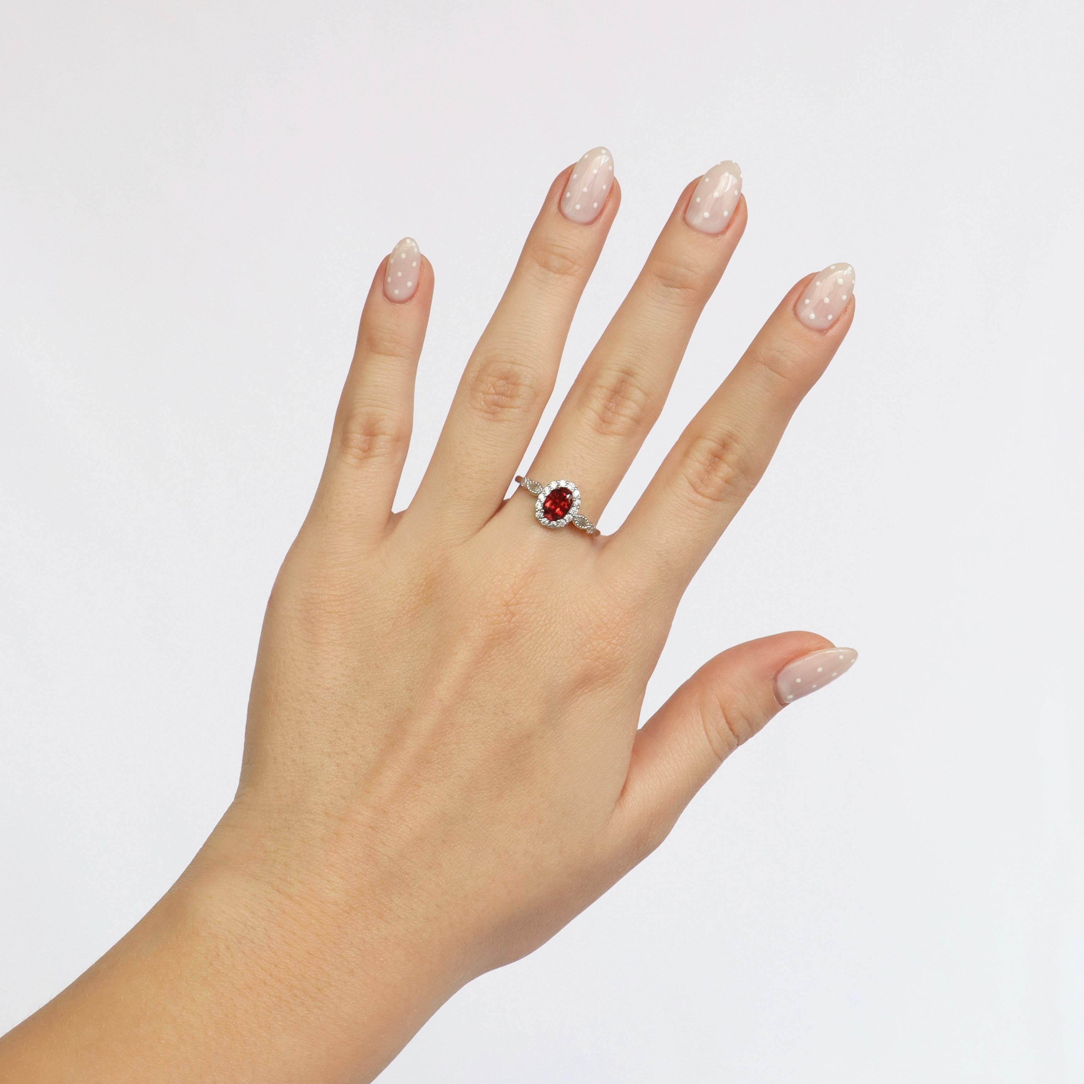Anillo Ajustable Cristal Vino