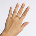 Anillo Ajustable Cristales Multicolor