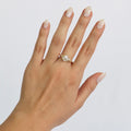 Anillo Ajustable Cristal Ovalado