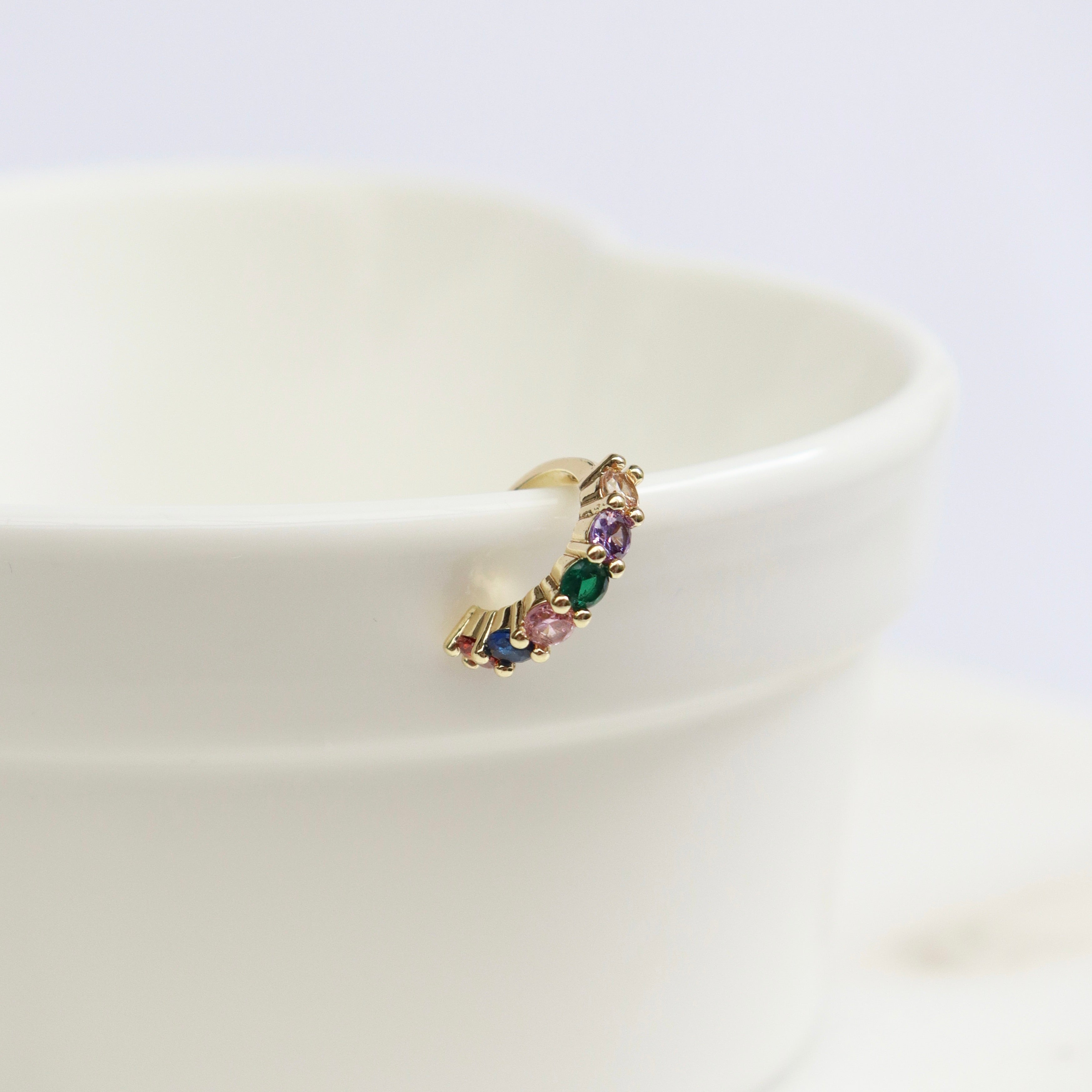 Earcuff Cristales Multicolor