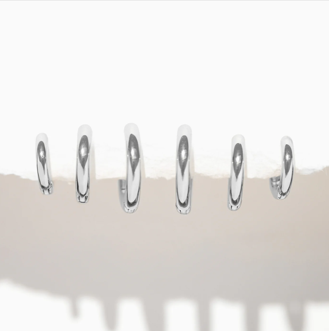 Set Huggies Básicos (Plateado)